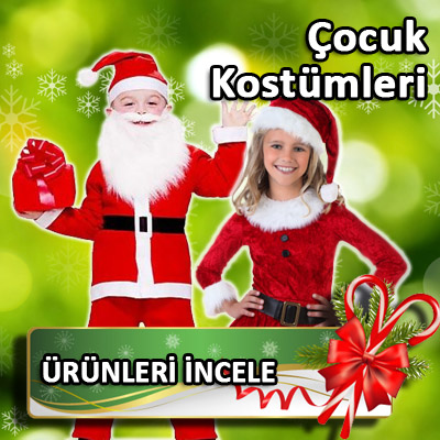 Noel Baba Kostümü Çocuk İstanbul Kiralama Uygun Fiyatlara Satıl Al