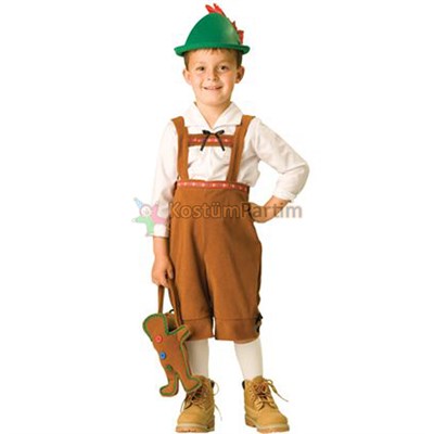 Alman Kostümü Erkek Çocuk Oktoberfest Kıyafeti