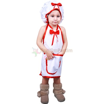 Aşçı Kıyafeti Kız ÇocukMeslek Kostümleri