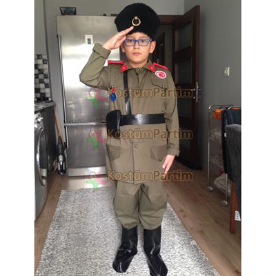 Atatürk Kıyafeti Çanakkale Zaferi Çocuk Kostümü