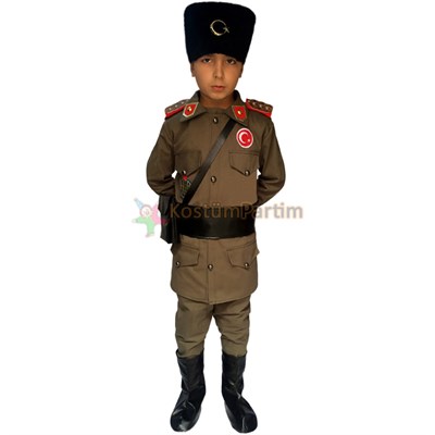 Atatürk Kıyafeti Çanakkale Zaferi Çocuk Kostümü