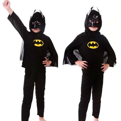 Batman Kostümü, Yarasa Adam Çocuk KıyafetiBatman Kostümleri