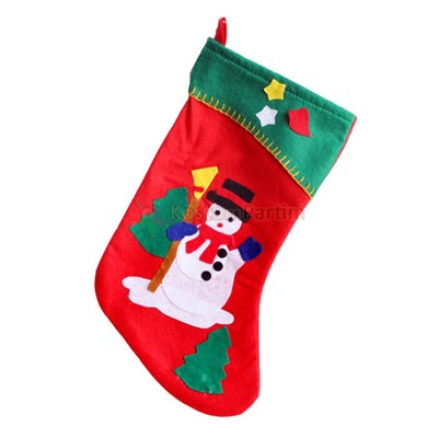 Hediye Çorabı Kardan AdamlıYılbaşı MalzemeleriKostümPartim ★ Hediye Çorabı Kardan Adamlı