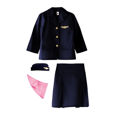 Pilot Kostümü Kız Çocuk Kıyafeti