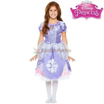 Prenses Sofia Kıyafeti Lüx (Disney Lisanslı)Karakter Kostümleri